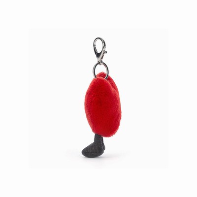 Jellycat Amuseables Heart Bag Charm New Zealand | XBTZN2546